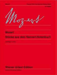 Stücke aus dem Nannerl-Notenbuch, Piano. 9783850556682