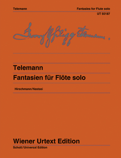 12 Fantasies for Solo Flute = 12 Fantasien für Flöte solo (TWV 40:2-13)