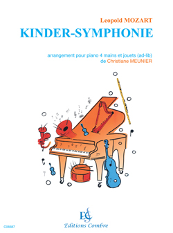 Kinder Symphonie, arrangement pour piano 4 mains et jouets. 9790230366878