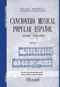 Cancionero musical popular español. Tomo III. 9788498624724