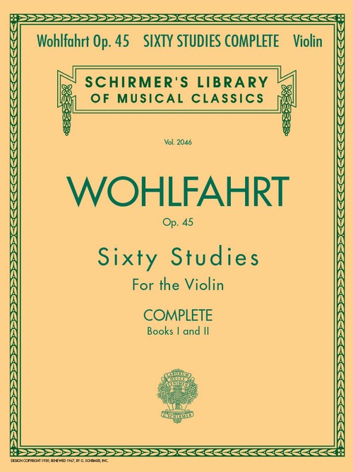 Sixty Studies for the Violin, Op. 45, Complete Books I and II