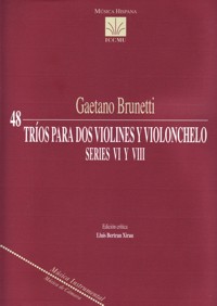 Tríos para dos violines y violonchelo, series VI y VIII