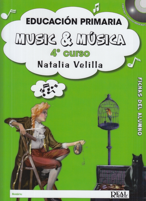 Music & Música, vol. 4 (Alumno). Educación primaria + DVD. 9788438711699