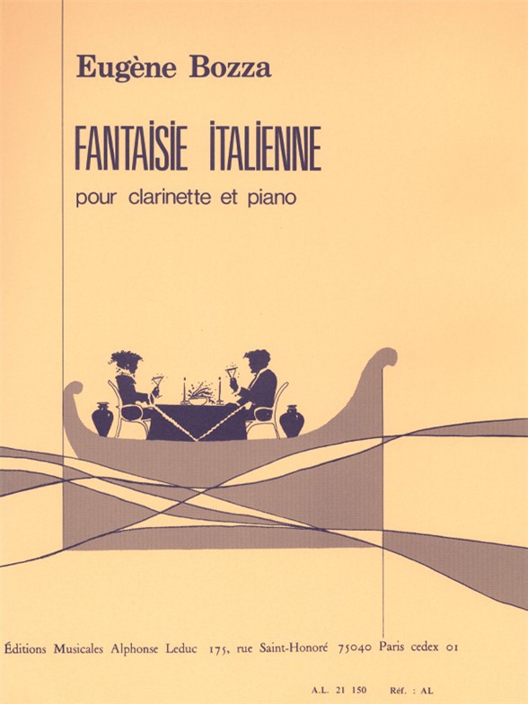Fantaisie Italienne, pour clarinette et piano. 9790046211508