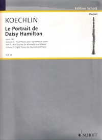 Le Portrait de Daisy Hamilton, op. 140. Part 5. Eight Pieces for Clarinet and Piano