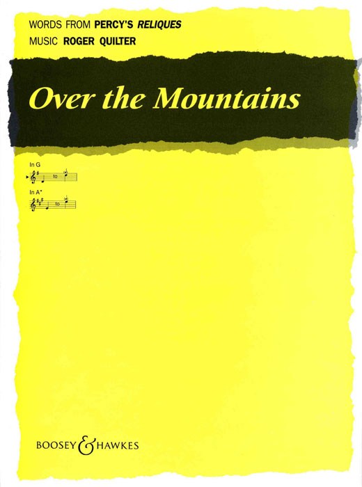 Over the Mountains, in G, vocal and piano. 9790060021848