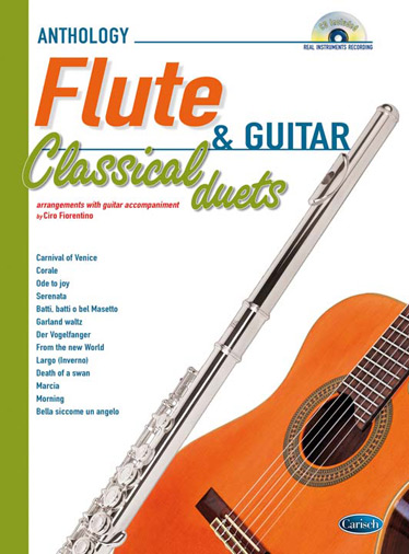 Anthology Classical Duets: Flute & Guitar. 13 arrangements with piano accompaniment. 9788850726042
