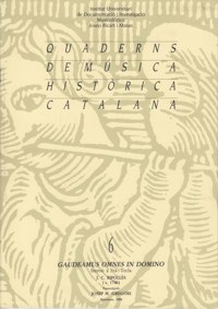 Quaderns de Música Històrica Catalana, 6: Gaudeamus Omnes in Domino. Introit a Sta. Tecla