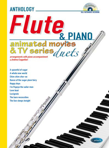 Anthology Animated Movies & TV Series: Flute & Piano. 10 arrangements with piano accompaniment