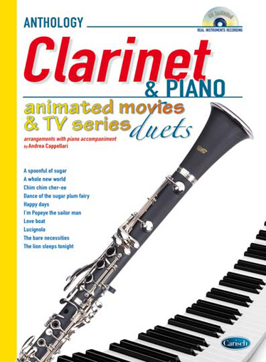 Anthology Animated Movies & TV Series: Clarinet & Piano. 10 arrangements with piano accompaniment