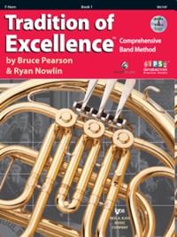 Tradition of Excellence, F Horn, Book 1. 9780849770616