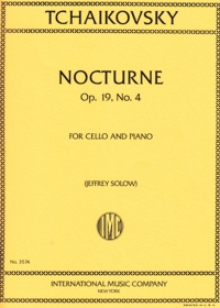 Nocturne, Op. 19 No. 4, for Violoncello and Piano