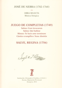 Juego de Completas (1749). Salve, Regina (1756). 9790801219305