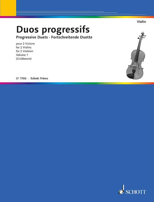 Duos progressifs, vol. 1, pour 2 violons. 9790543500778