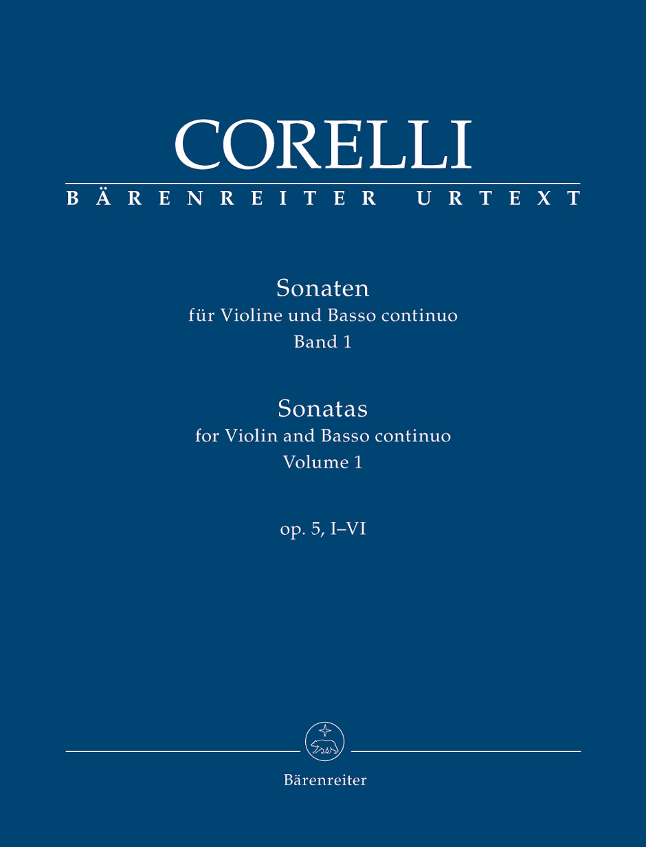Sonatas for Violin and Basso continuo, vol. 1: op. 5, I-VI