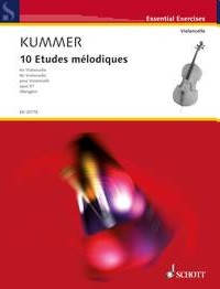 10 Études mélodiques, op. 57, pour violoncelle