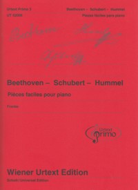 Piezas fáciles para piano con consejos para su estudio, vol. 3: Beethoven, Schubert, Hummel