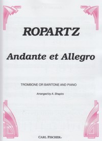 Andante et Allegro, trombone or baritone and piano. 9780825820090