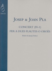 Concert (IV-1) per a dues flautes o oboès