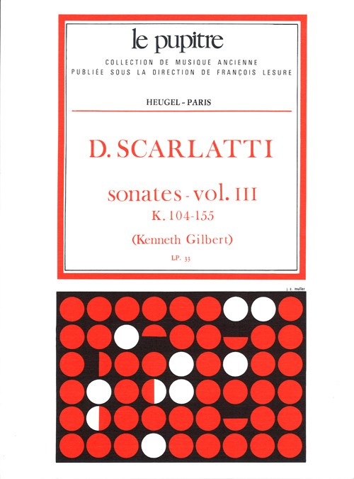 Oeuvres completes pour clavier, vol. 3: Sonates K104 a K155