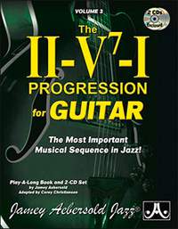 Aebersold Vol. 3 - The II/V7/I Progression for Guitar