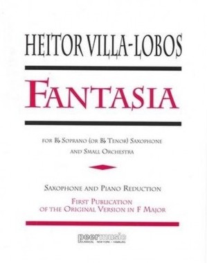 Fantasía, for Bb Soprano (or Bb Tenor) Saxophone and Small Orchestra, Piano Reduction