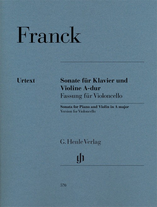 Sonata for Piano and Violin in A major. Version for Violoncello. 9790201805702
