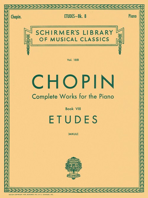 Complete Works for the Piano, Book VIII: Etudes
