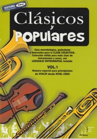 Clásicos y populares, vol. 1, número especial para principiantes de violín desde nivel cero