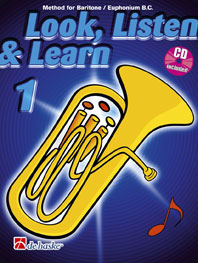 Look, Listen & Learn Vol. 1, Baritone / Euphonium B.C. + CD. 9789043111003