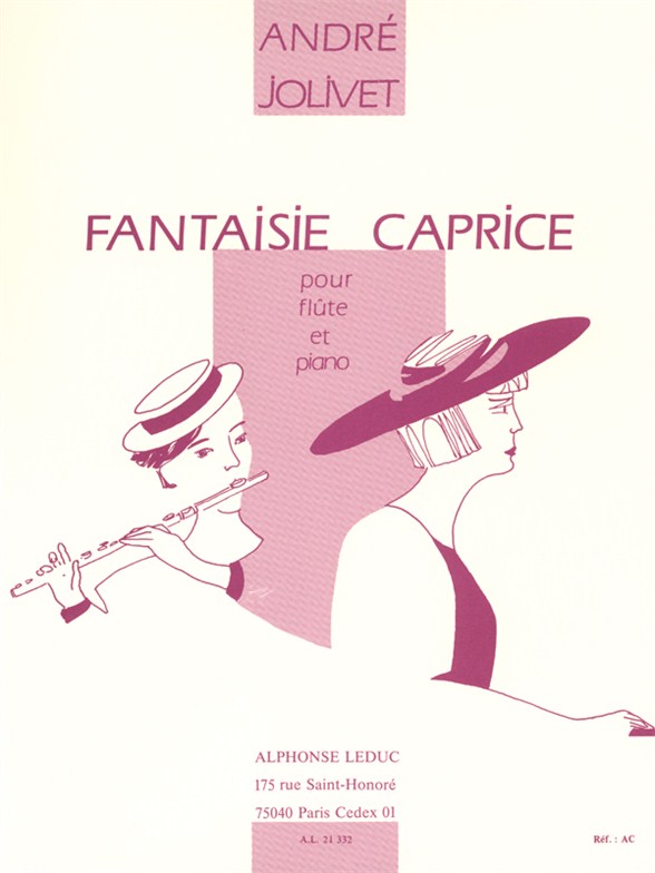 Fantaisie Caprice, pour flûte et piano. 9790046213328