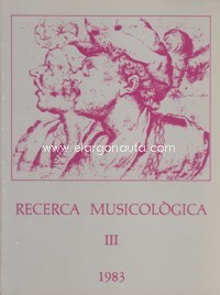 Recerca musicològica, III, 1983. 64188
