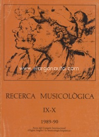 Recerca musicològica, IX-X, 1989-90