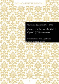 Cuartetos de cuerda, Vol. 1. Opera 2 (1774) L150-L155