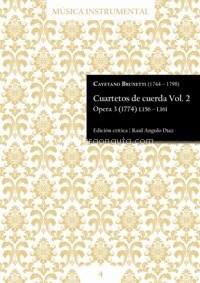 Cuartetos de cuerda, Vol. 2. Opera 3 (1774) L156-L161