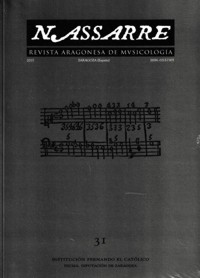 Nassarre 31. Revista Aragonesa de Musicología. 64586