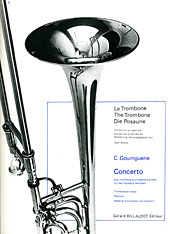 Concerto sur des thèmes d'Henicken, pour trombone et orchestre à cordes, réduction pour trombone et piano