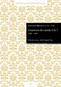 Cuartetos de cuerda, vol. 7. Cuartetos L185-L189