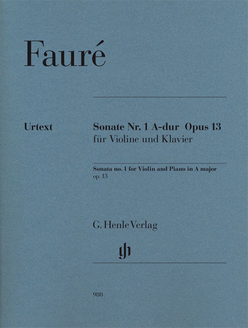 Sonata no. 1 op. 13, score and part