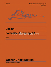 Polonaise A flat Major op. 53 = Polonaise As-Dur op. 53