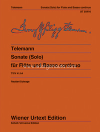 Sonate (Solo) TWV 41:h4