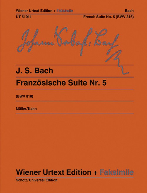 French Suite No. 5 BWV 816 = Französische Suite Nr. 5 G-Dur BWV 816