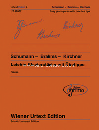 Easy Piano Pieces: Schumann - Brahms - Kirchner, Band 4