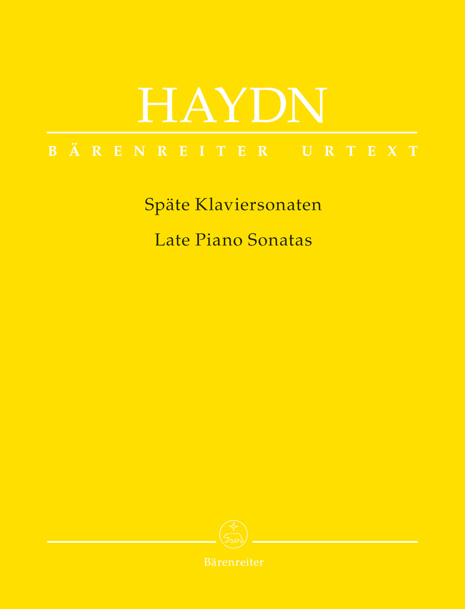 Late Piano Sonatas, performance score = Späte Klaviersonaten, Spielpartitur