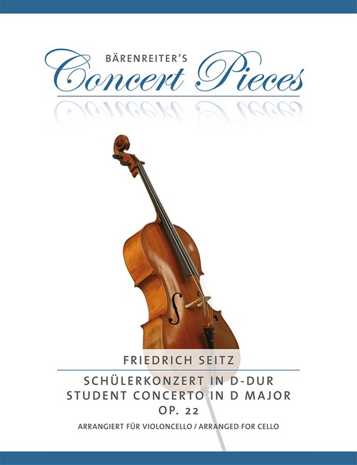Concerto D-Dur op. 22, Arranged for Cello and Piano, vocal/piano score