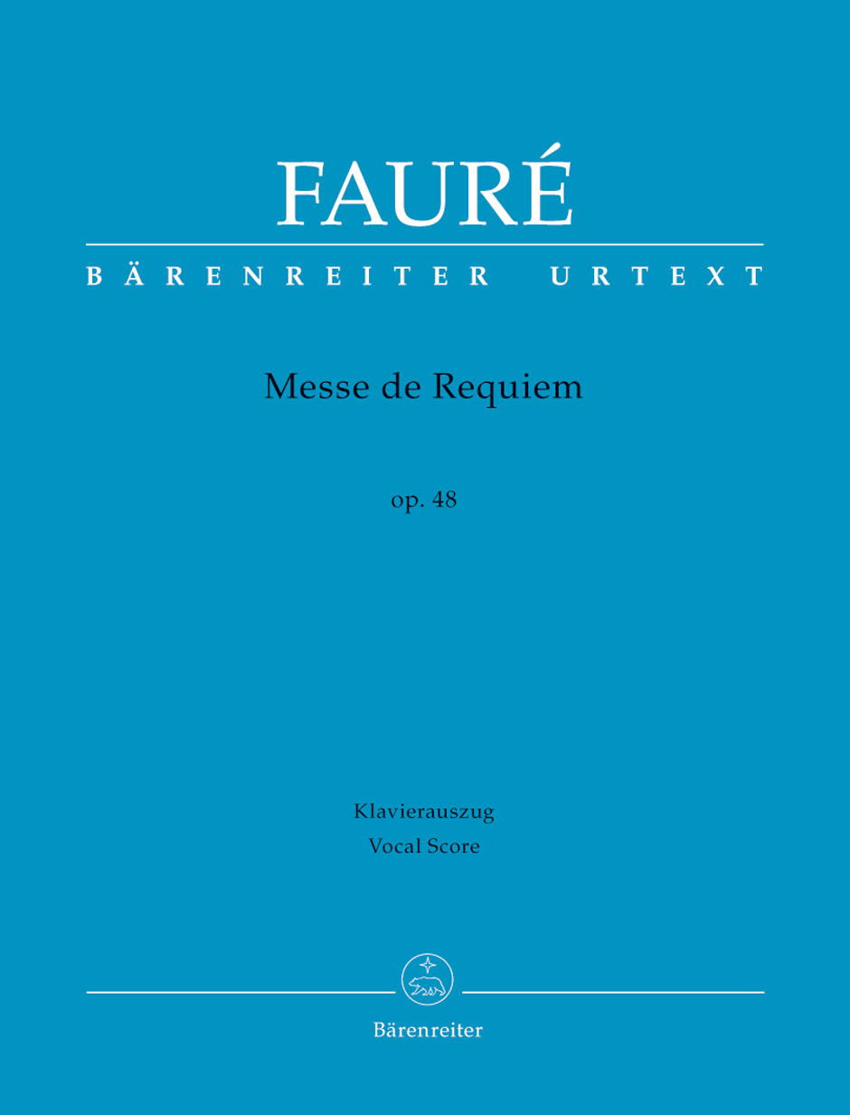 Messe de Requiem op. 48. Vocal score