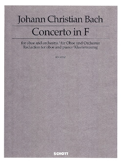 Concerto F major, oboe and orchestra, piano reduction with solo part