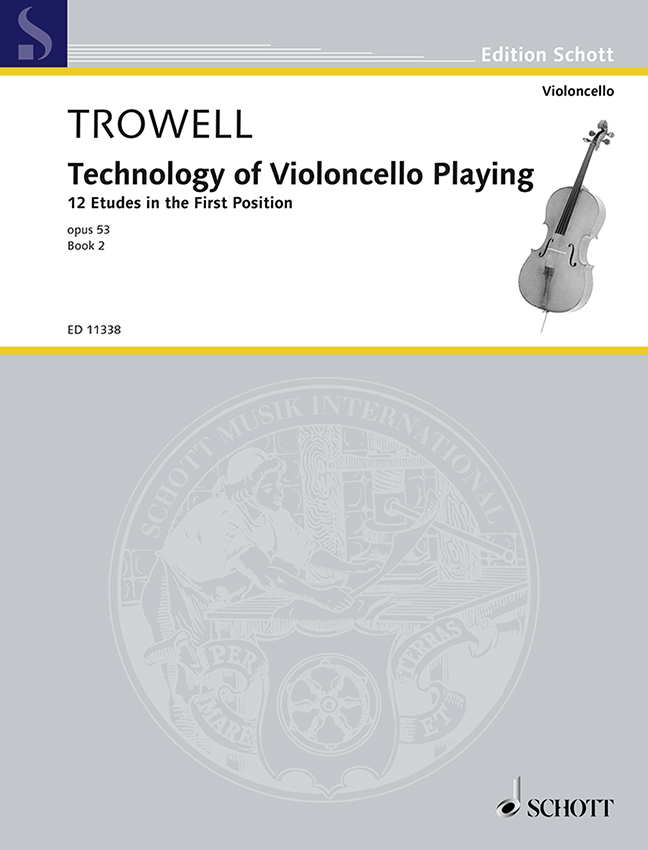 Technology of Violoncello Playing op. 53 vol. 2, 12 Etudes in the First Position, cello