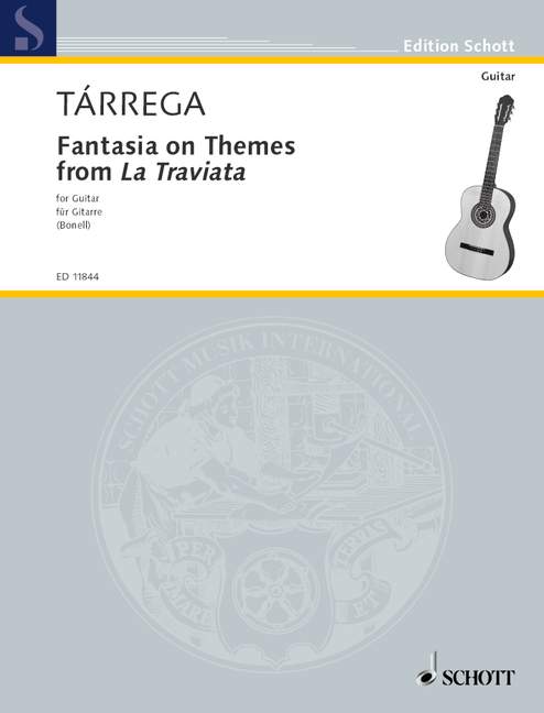 Fantasía, on Themes from La Traviata, guitar
