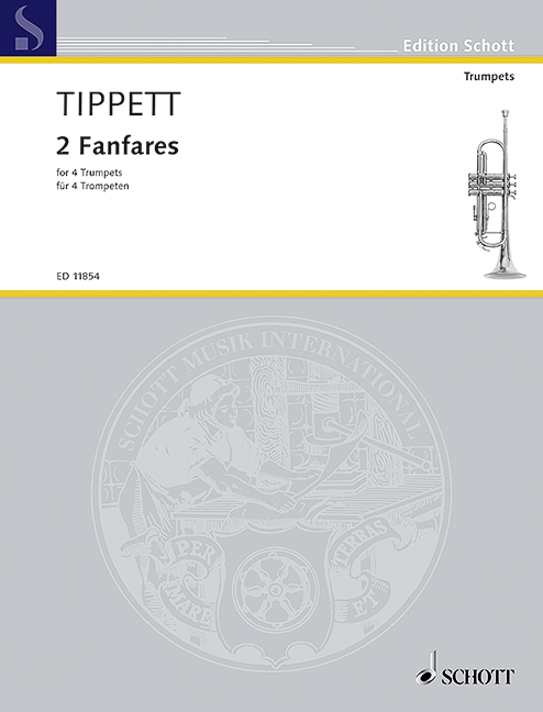 2 Fanfares (No. 2 & 3), for 4 trumpets, 3 and 4 trumpets, score and parts